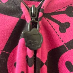 Abbey Dawn | Other | Super Rare Abbey Dawn Pink Skull Devil Horn Hoodie |  Poshmark